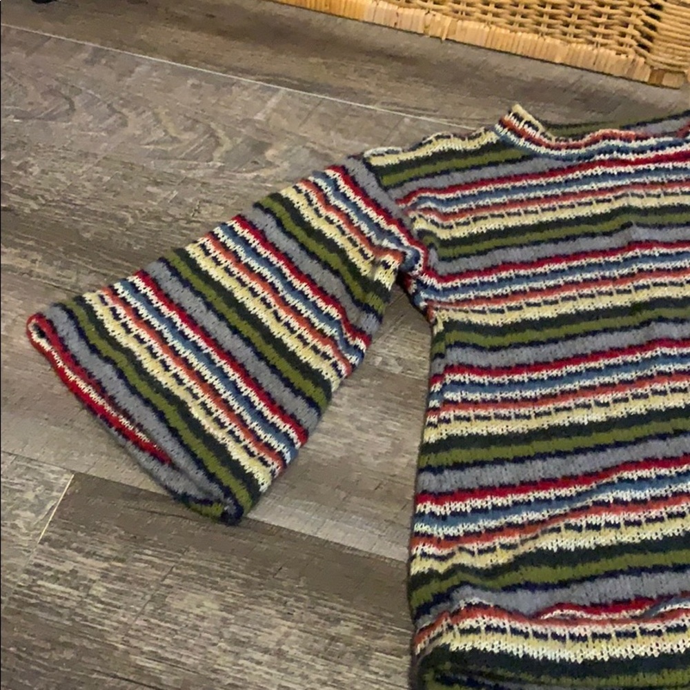 Bell-sleeve Knit Sweater